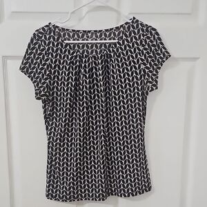 Worthington Black and White Blouse